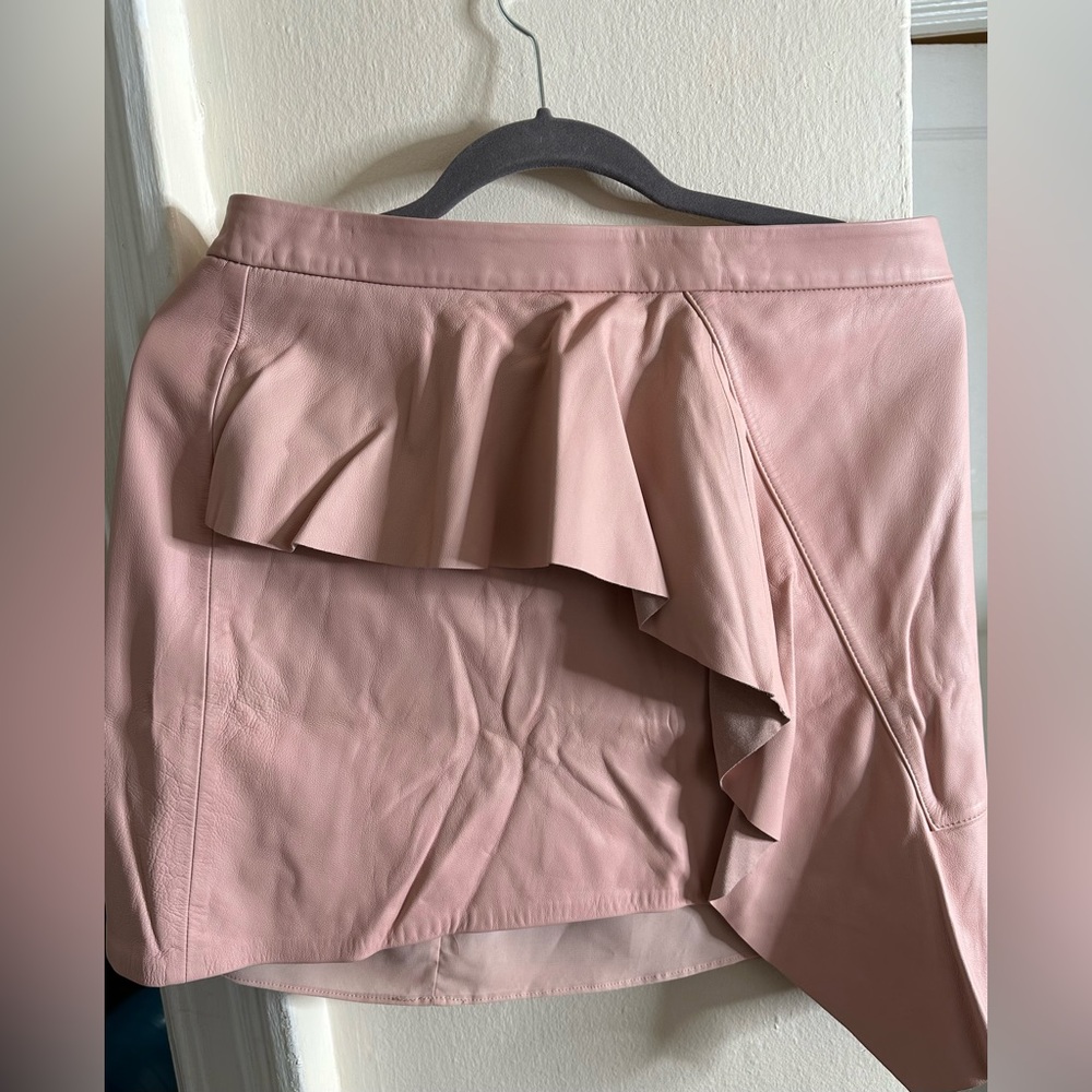 Leather skirt